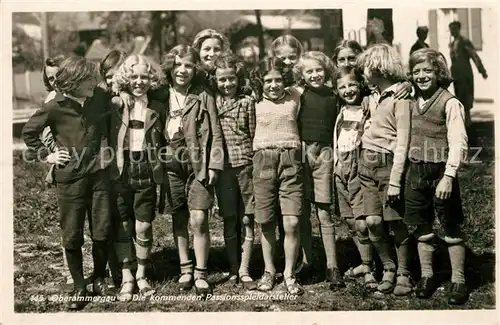 AK / Ansichtskarte Oberammergau Die kommenden Passionsspieldarsteller Kindergruppe Kat. Oberammergau