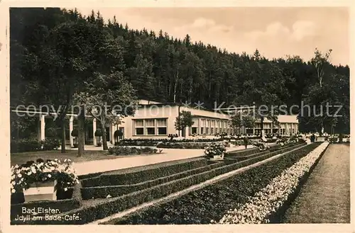 AK / Ansichtskarte Bad Elster Idyll am Bade Cafe Kat. Bad Elster