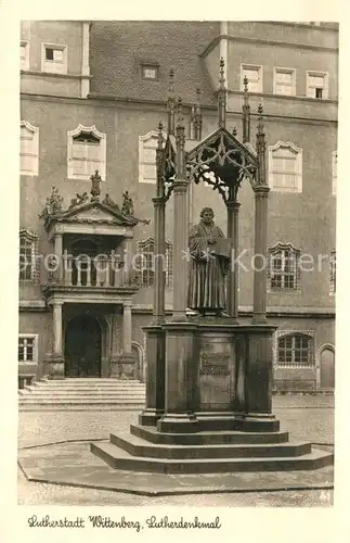 AK / Ansichtskarte Wittenberg Lutherstadt Lutherdenkmal Kat. Wittenberg