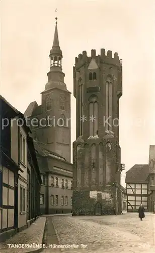 Tangermuende Huehnerdorfer Tor Kat. Tangermuende