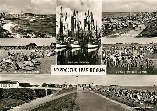 AK / Ansichtskarte Buesum Nordseebad Hotel Seegarten Deichstrasse  Kat. Buesum