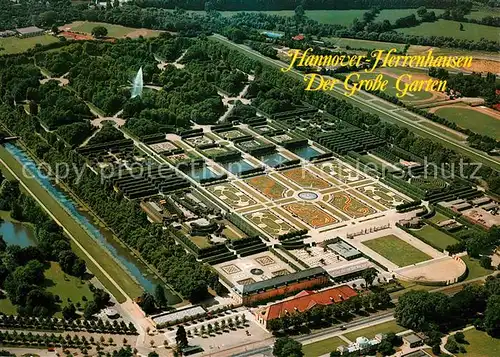 AK / Ansichtskarte Herrenhausen Hannover Fliegeraufnahme Grosse Garten Kat. Hannover