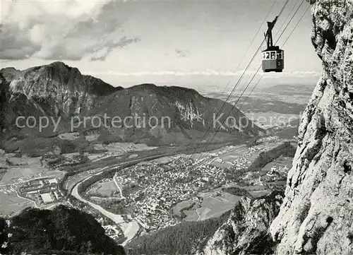 AK / Ansichtskarte Seilbahn Predigtstuhl Bad Reichenhall  Kat. Bahnen