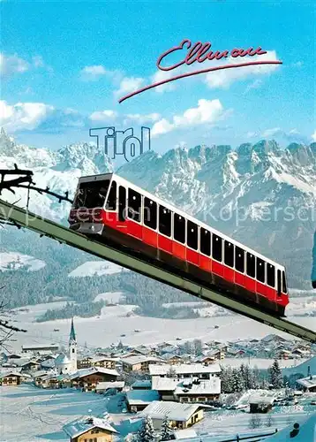 AK / Ansichtskarte Zahnradbahn Ellmau Wilder Kaiser Kat. Bergbahn