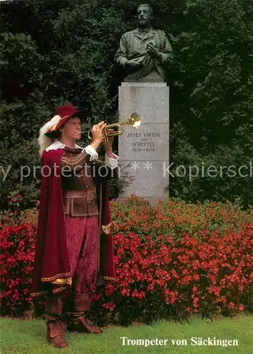 AK / Ansichtskarte Trompeter Scheffel Bad Saeckingen  Kat. Maerchen und Sagen