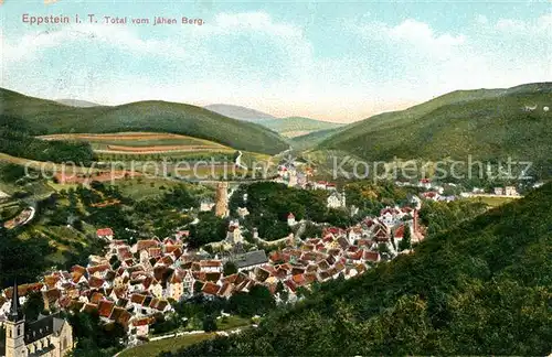 AK / Ansichtskarte Eppstein Taunus Total vom jaehen Berg Landschaftspanorama Kat. Eppstein