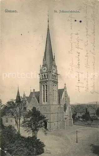 AK / Ansichtskarte Giessen Lahn St Johanniskirche Kat. Giessen