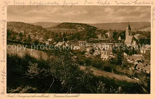 AK / Ansichtskarte Bad Langenschwalbach Stadtpanorama Stahlbad Moorbad