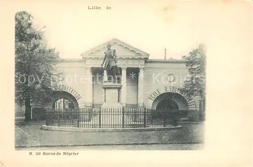 AK / Ansichtskarte Lille Nord Statue de Negrier Monument Kat. Lille