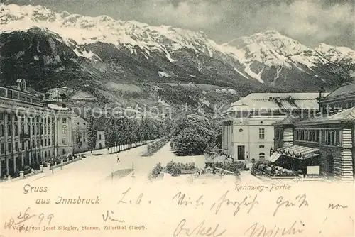 AK / Ansichtskarte Innsbruck Rennweg Alpen Nordkette Kat. Innsbruck