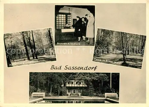 AK / Ansichtskarte Bad Sassendorf Brunnenhaus Ausschank Birkenwald Kat. Bad Sassendorf