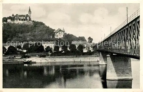 AK / Ansichtskarte Aussig Tschechien Teilansicht Schloss Kat. Usti nad Labem