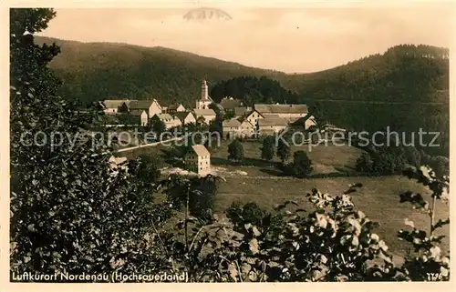 AK / Ansichtskarte Nordenau Panorama Kat. Schmallenberg