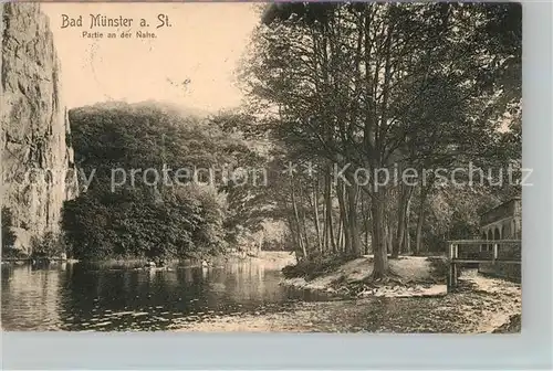 AK / Ansichtskarte Bad Muenster Stein Ebernburg Nahepartie Kat. Bad Muenster am Stein Ebernburg