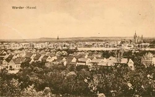 AK / Ansichtskarte Werder Havel Stadtpanorama Kat. Werder