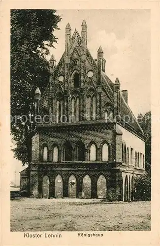 AK / Ansichtskarte Kloster Lehnin Koenigshaus Giebelhaus Kat. Kloster Lehnin