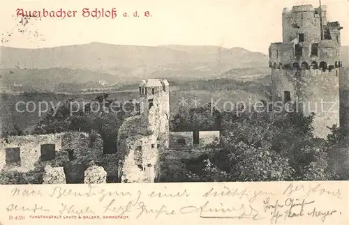 AK / Ansichtskarte Auerbach Bergstrasse Auerbacher Schloss Kat. Bensheim