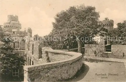 AK / Ansichtskarte Auerbach Bergstrasse Auerbacher Schloss Kat. Bensheim