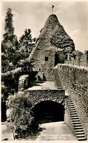 AK / Ansichtskarte Lindenfels Odenwald Burg Kat. Lindenfels