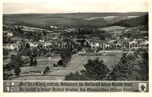 AK / Ansichtskarte Bad Koenig Odenwald Panorama Kat. Bad Koenig