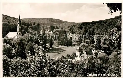 AK / Ansichtskarte Schlangenbad Taunus Teilansicht Kat. Schlangenbad