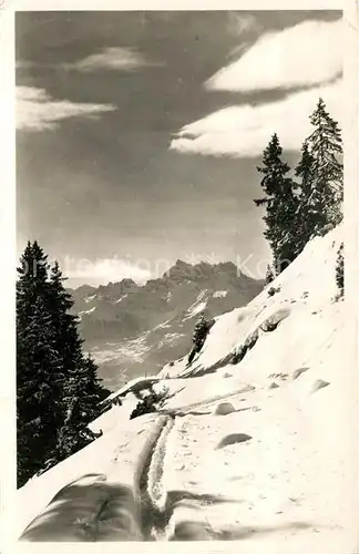 AK / Ansichtskarte Leysin Landschaftspanorama Dents du Midi Alpen Kat. Leysin