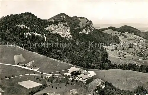 AK / Ansichtskarte Eptingen Berghaus Oberboelchen Alpenpanorama Fliegeraufnahme Kat. Eptingen