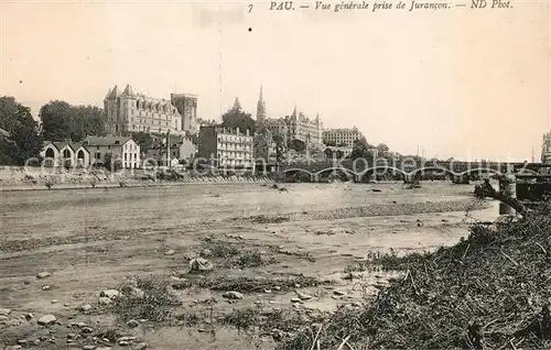 AK / Ansichtskarte Pau Vue generale prise de Jurancon au bord de la Gave Pont Kat. Pau