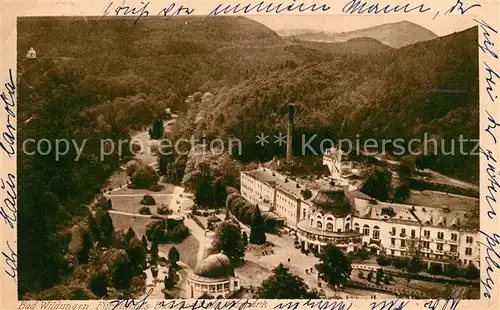 AK / Ansichtskarte Bad Wildungen Fuerstliches Badehotel mit Kurpark Fliegeraufnahme Kat. Bad Wildungen