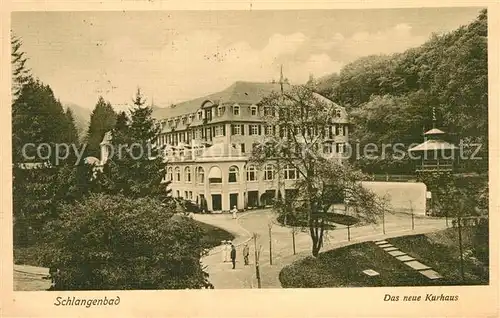 AK / Ansichtskarte Schlangenbad Taunus Neues Kurhaus Kat. Schlangenbad