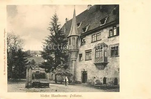 AK / Ansichtskarte Maulbronn Kloster Praelatur Kat. Maulbronn