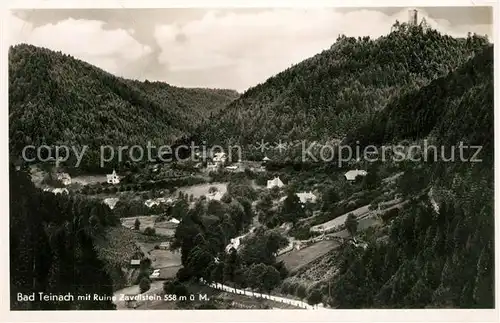 AK / Ansichtskarte Bad Teinach Zavelstein mit Ruine Zavelstein Kat. Bad Teinach Zavelstein