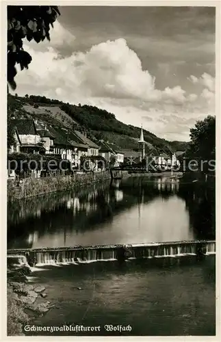 AK / Ansichtskarte Wolfach Teilansicht Kat. Wolfach Schwarzwald