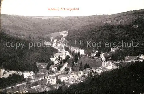 AK / Ansichtskarte Wildbad Schwarzwald Schlangenbad Kat. Bad Wildbad