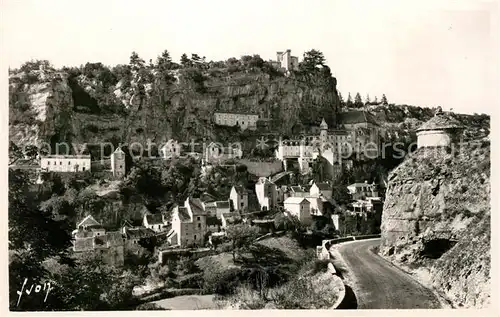 AK / Ansichtskarte Rocamadour Vue generale cote ouest Kat. Rocamadour