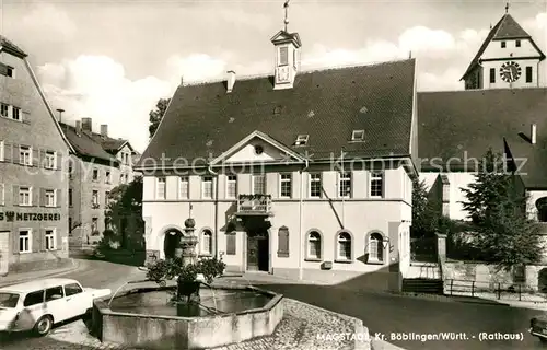 AK / Ansichtskarte Magstadt Rathaus Kat. Magstadt