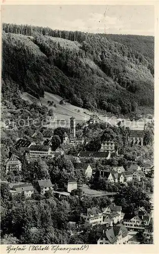 AK / Ansichtskarte Hirsau Ortsblick mit Kloster Kat. Calw