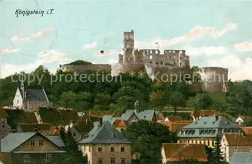 AK / Ansichtskarte Koenigstein Taunus Schlossruine Kat. Koenigstein im Taunus