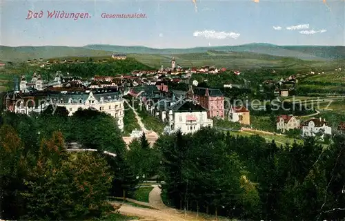 AK / Ansichtskarte Bad Wildungen Panorama Kat. Bad Wildungen