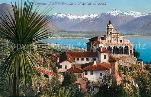 AK / Ansichtskarte Locarno Lago Maggiore Basilica Santuario Madonna del Sasso