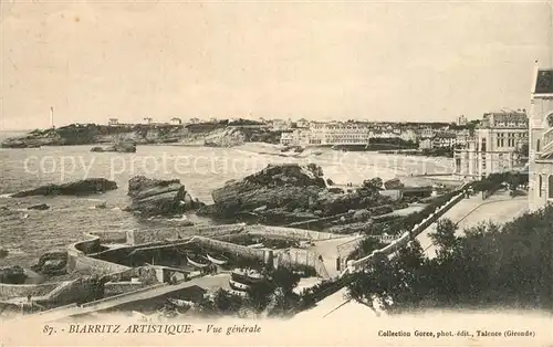 AK / Ansichtskarte Biarritz Pyrenees Atlantiques Vue generale Kat. Biarritz