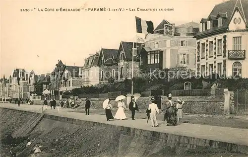 AK / Ansichtskarte Parame Les Chalets de la Digue Kat. Saint Malo