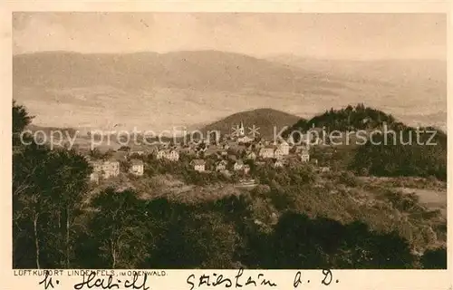 AK / Ansichtskarte Lindenfels Odenwald Panorama Kat. Lindenfels