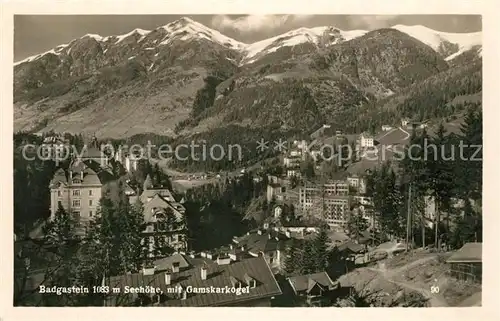 AK / Ansichtskarte Badgastein mit Gamskarkogel Kat. Bad Gastein