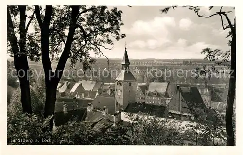 AK / Ansichtskarte Landsberg Lech Panorama Kat. Landsberg am Lech