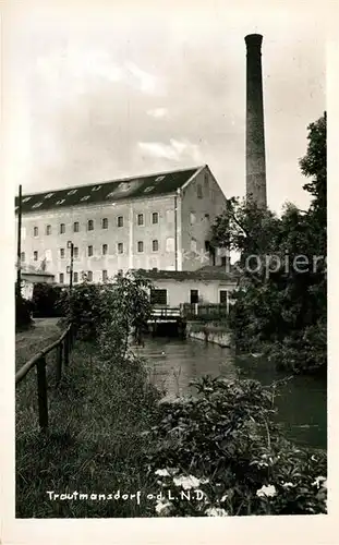 AK / Ansichtskarte Trautmannsdorf Leitha Fabrik an der Leitha Kat. Trautmannsdorf an der Leitha