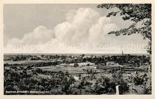 AK / Ansichtskarte Ahlbeck Ostseebad Gesamtansicht Kat. Heringsdorf Insel Usedom