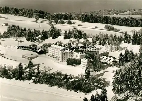 AK / Ansichtskarte Lindenberg Allgaeu Fliegeraufnahme Kurklinik Ried Kat. Lindenberg i.Allgaeu