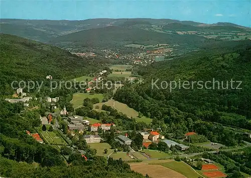 AK / Ansichtskarte Brueckenau Bad Fliegeraufnahme Kurviertel Kat. Bad Brueckenau