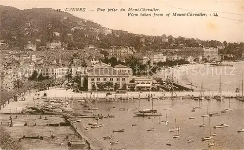 AK / Ansichtskarte Cannes Alpes Maritimes Vue prise du Mont Chevalier Kat. Cannes